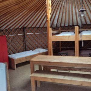 Eine Jurte von innen